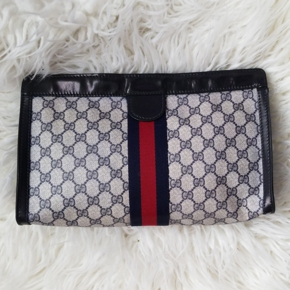 Gucci Handbags - Authentic Vintage Gucci Clutch XL Crossbody
